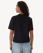 Tommy Jeans - Tjw Boxy Badge Tee Ext - Nero