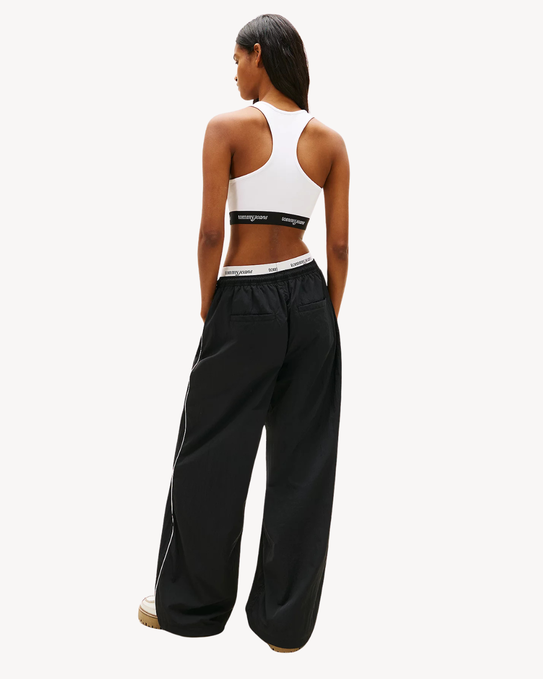 Tommy Jeans - Tjw Crp Tape Bra Top - Ecru