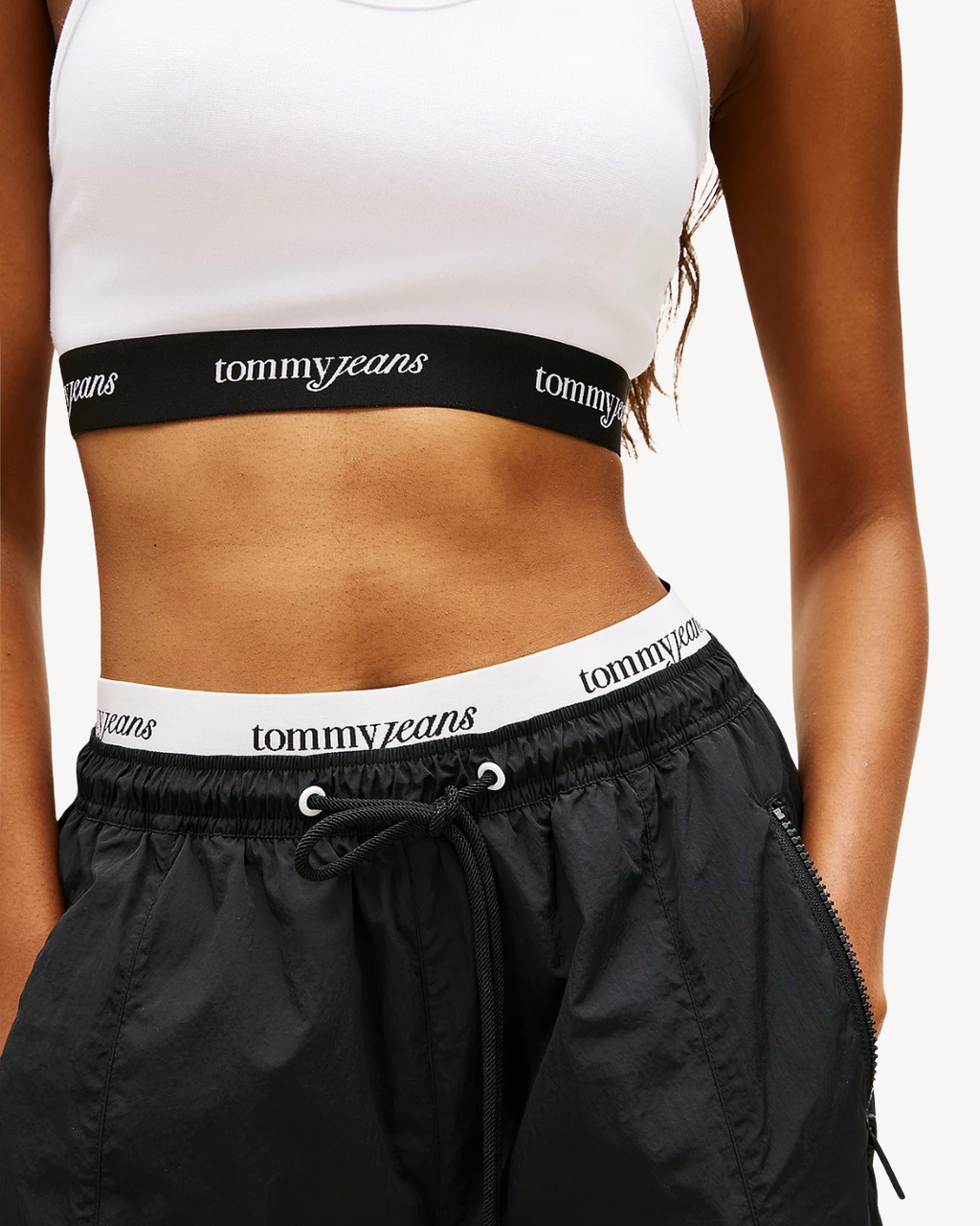 Tommy Jeans - Tjw Crp Tape Bra Top - Ecru