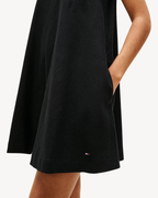 Tommy Jeans - Tjw Linen A-Line Dress Ext - Nero