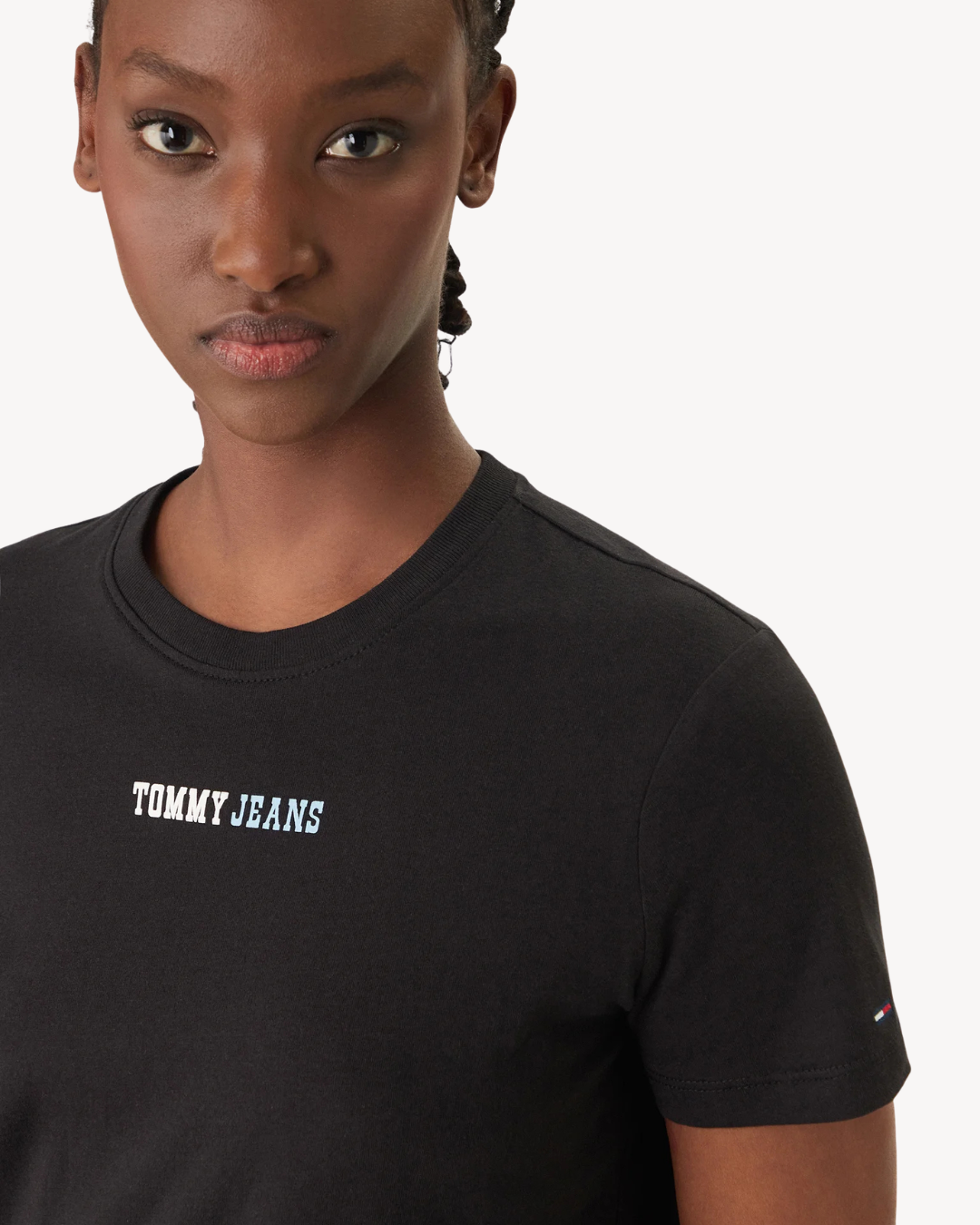 Tommy Jeans - Tjw Reg Essential Logo 2 Tee Ext - Nero
