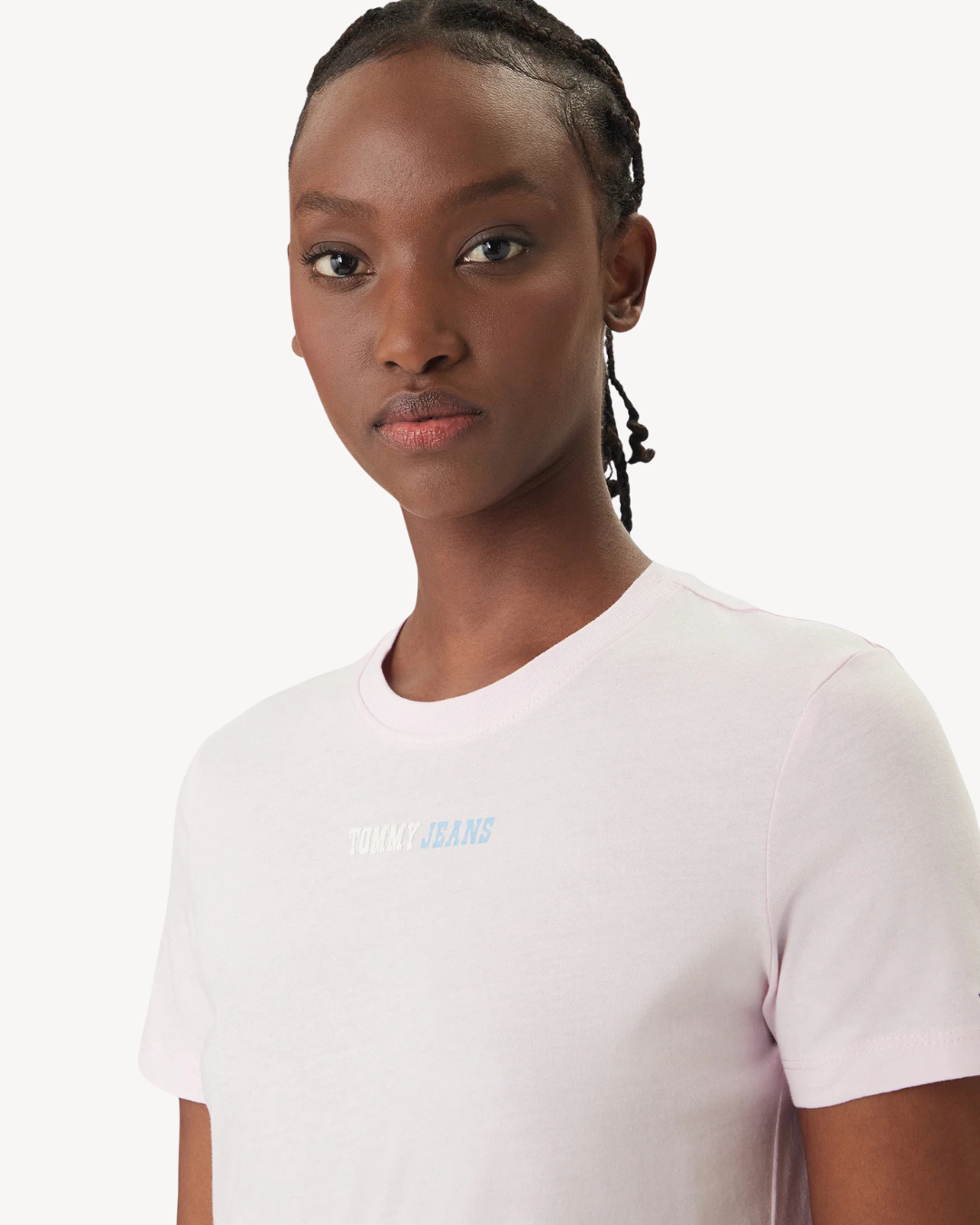 Tommy Jeans - Tjw Reg Essential Logo 2 Tee Ext - Rosa