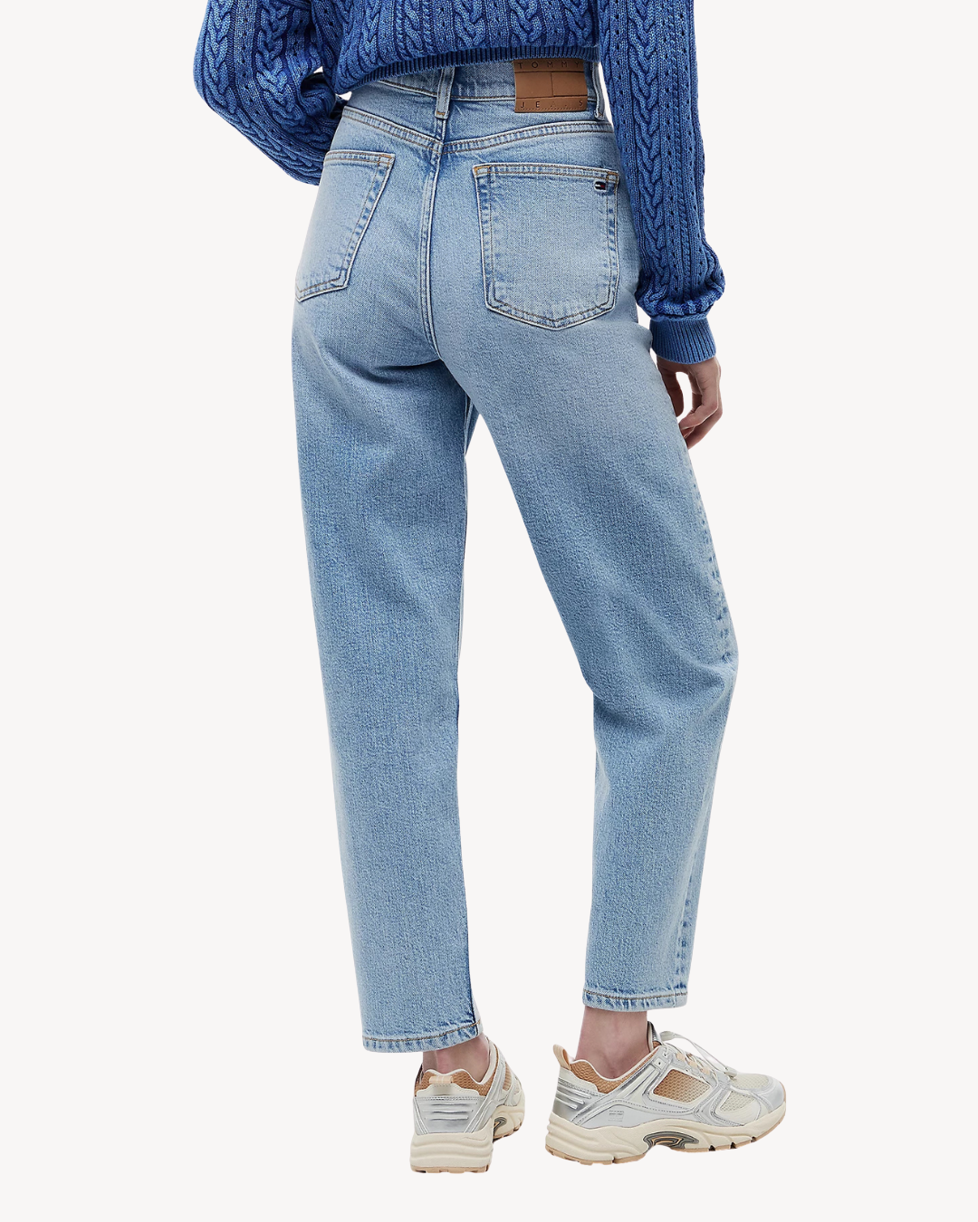 Tommy Jeans - Mom Jean UH Trp - Blu