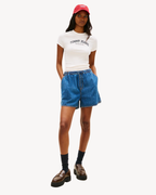 Tommy Jeans - Tjw Ess Chambray Short Ext - Blu