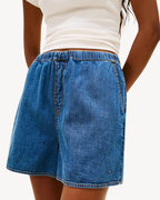 Tommy Jeans - Tjw Ess Chambray Short Ext - Blu