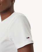 Tommy Jeans - Tjw Reg Essential Logo 2 Tee Ext - Ecru