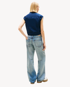 Tommy Jeans - Tjw Tie Front Poplin Shirt - Blu