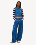 Tommy Jeans - Tjw Tie Side Chambray Blouse - Blu