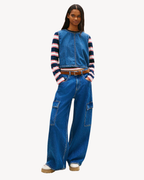 Tommy Jeans - Tjw Tie Side Chambray Blouse - Blu