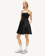 Tommy Jeans - Tjw Rib Poplin Mix Strappy Dress - Nero