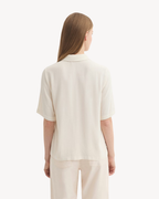 Nice Things - Positional Shirt "Midsummer Books Print" - Ecru