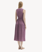 Nice Things - Flowers Jacquard Dress - Aubergine
