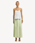 Selected Femme - Slfmillie HW Ankle Plisse Skirt B - Lint