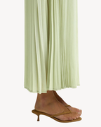 Selected Femme - Slfmillie HW Ankle Plisse Skirt B - Lint