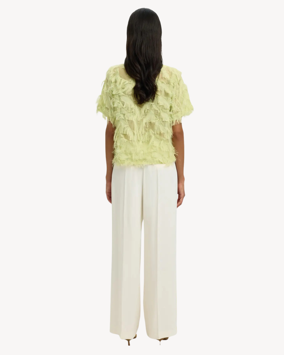 Selected Femme - Slfmyline SS Boat Neck Top B - Lint