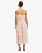 Selected Femme - Slfmyline Regular Midi Strap Dress B - Rosa