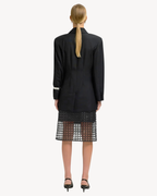 Selected Femme - Slflaren HW Midi Sequins Skirt B - Nero