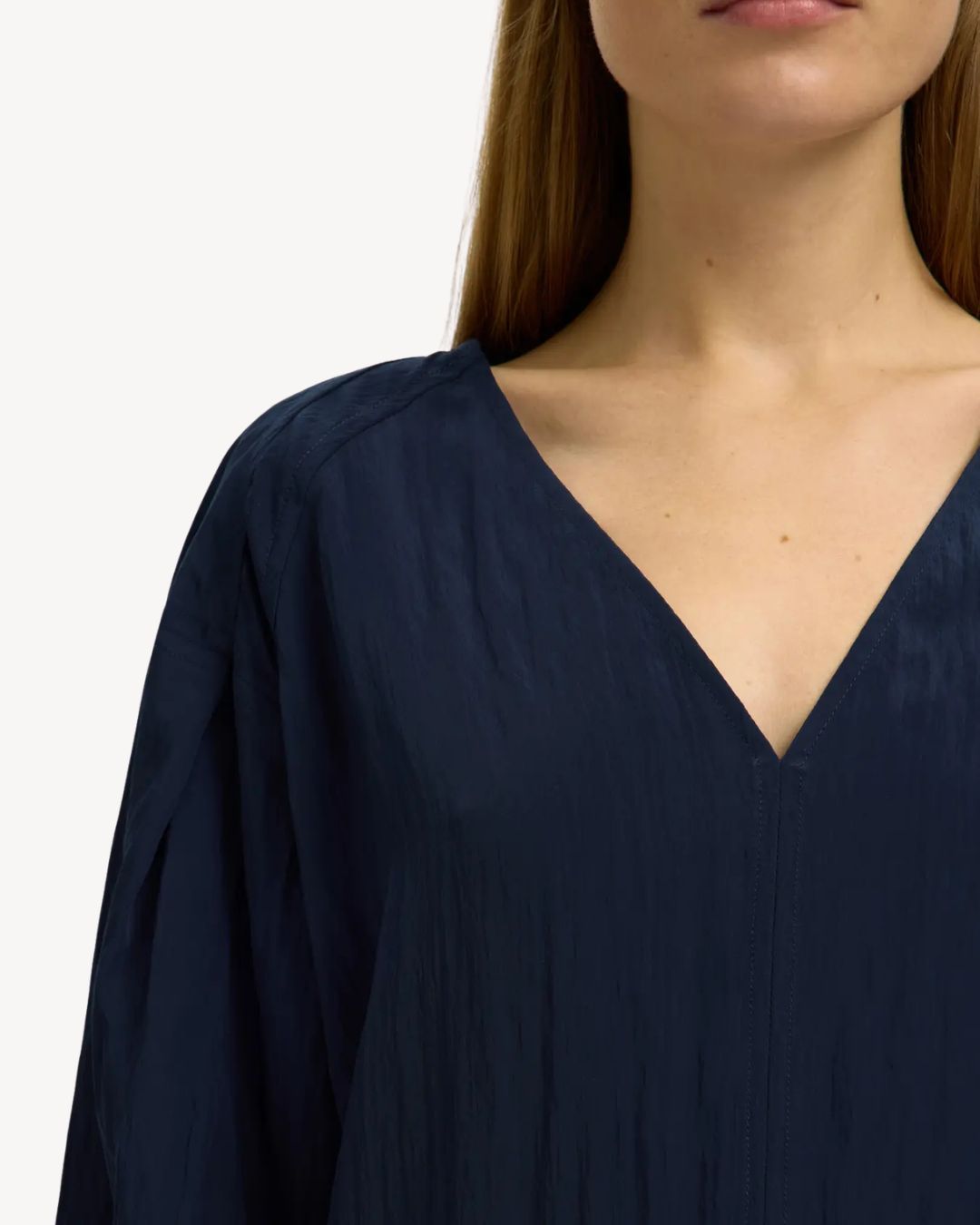 Selected Femme - Slfiona LS Top B - Blu