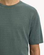 Selected Homme - Slhtorino SS Knit Crew Neck Noos - Verde