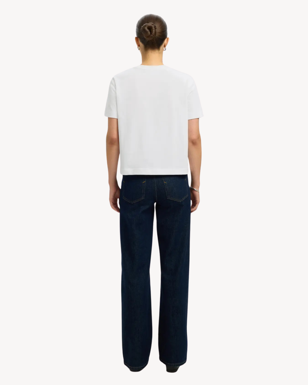 Selected Femme - Slfessential SS Boxy Tee Noos - Bianco