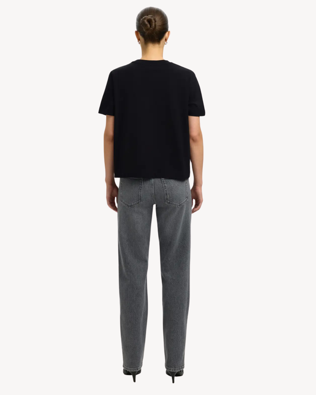 Selected Femme - Slfessential SS Boxy Tee Noos - Nero