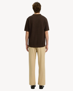 Selected Homme - Slhmattis SS Linen Blend Struc Open Polo - Delicioso