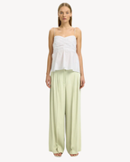 Selected Femme - Slfextra Wide Ellie HW Pant - Lint