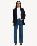 Selected Femme - Slwwide Bea-Kori HW Jeans Noos - Blu