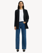 Selected Femme - Slwwide Bea-Kori HW Jeans Noos - Blu