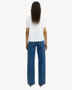 Selected Femme - Slwwide Bea-Kori HW Jeans Noos - Blu