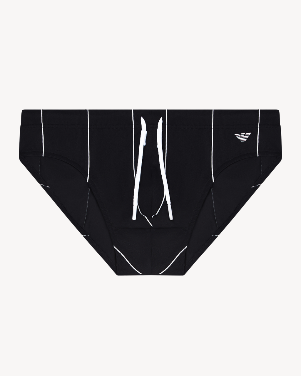 Emporio Armani - Slip Beachwear - Nero e Bianco