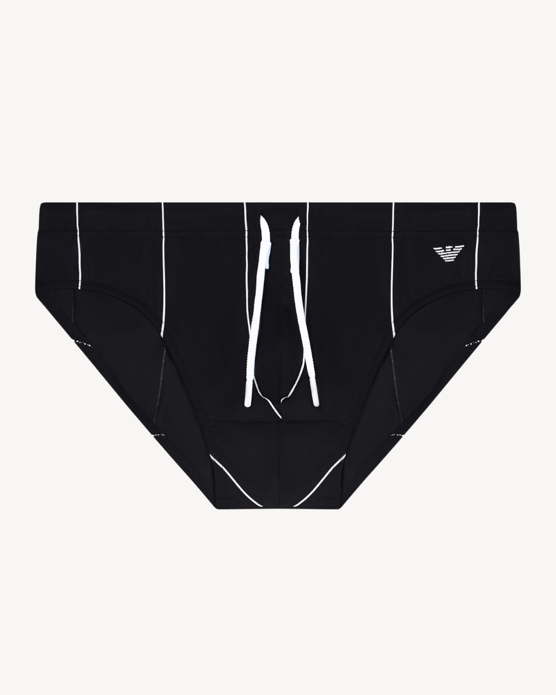 Emporio Armani - Slip Beachwear - Nero e Bianco