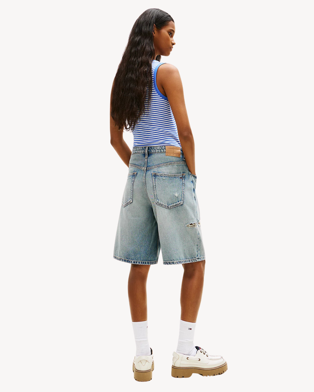 Tommy Jeans - Charlie LS Short BJ2038 - Blu