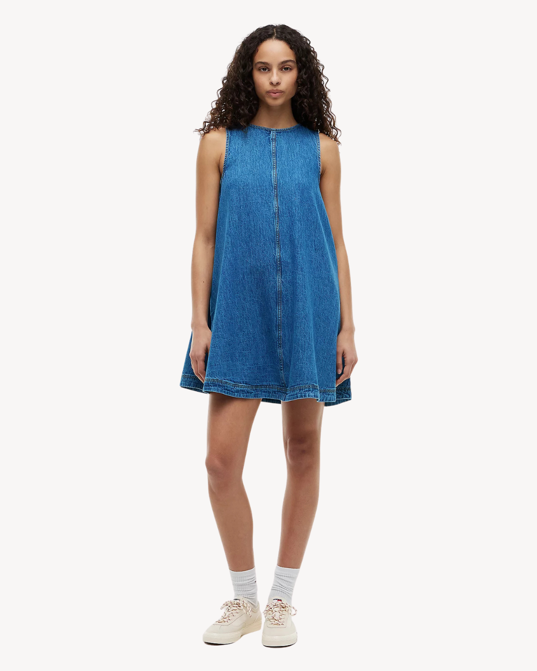 Tommy Jeans - Tjw A-Line Chambray Dress Ext - Blu