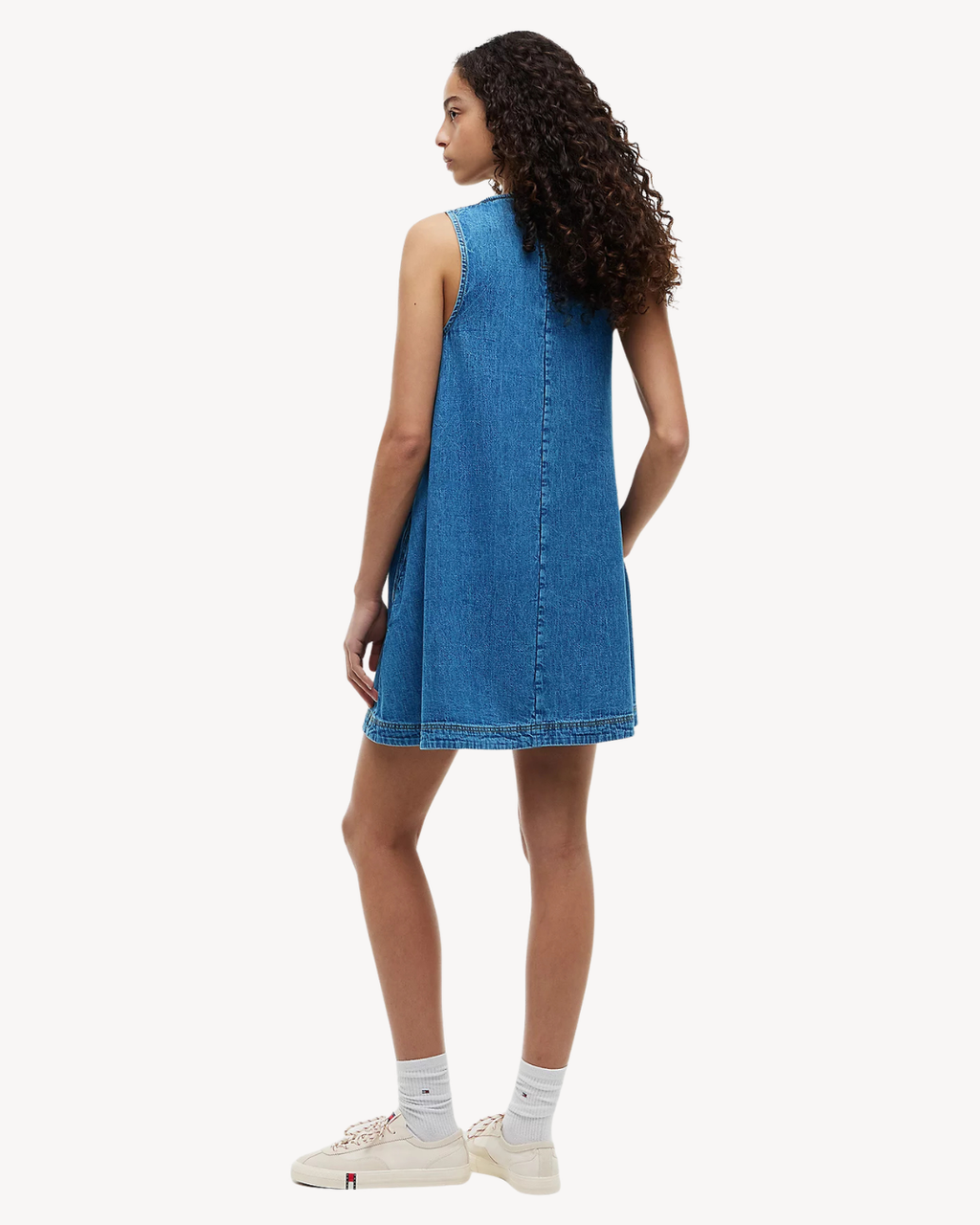 Tommy Jeans - Tjw A-Line Chambray Dress Ext - Blu