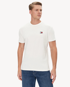 Tommy Jeans - Tjm Reg Badge Tee Ext - Ecru