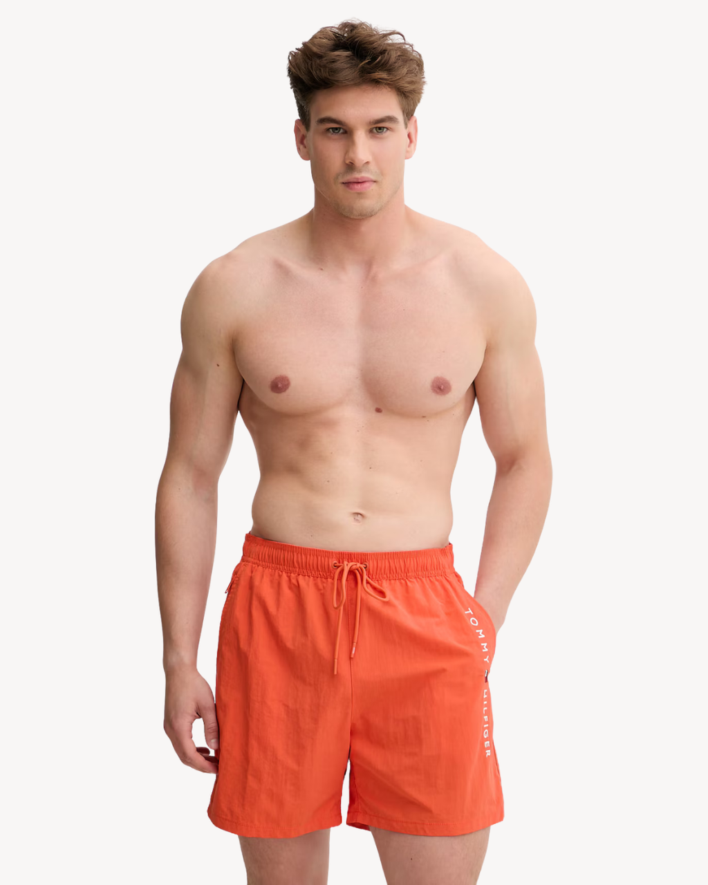 Tommy Hilfiger - Medium Drawstring Zip Pocket - Arancio