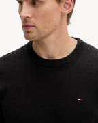 Tommy Jeans - Tjm Slim Ess Light Sweater Ext - Nero