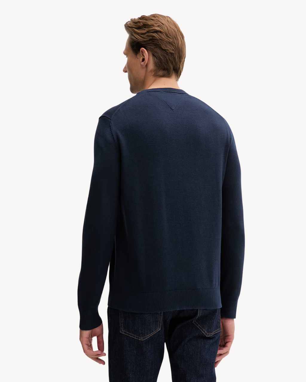 Tommy Jeans - Tjm Slim Ess Light Sweater Ext - Blu