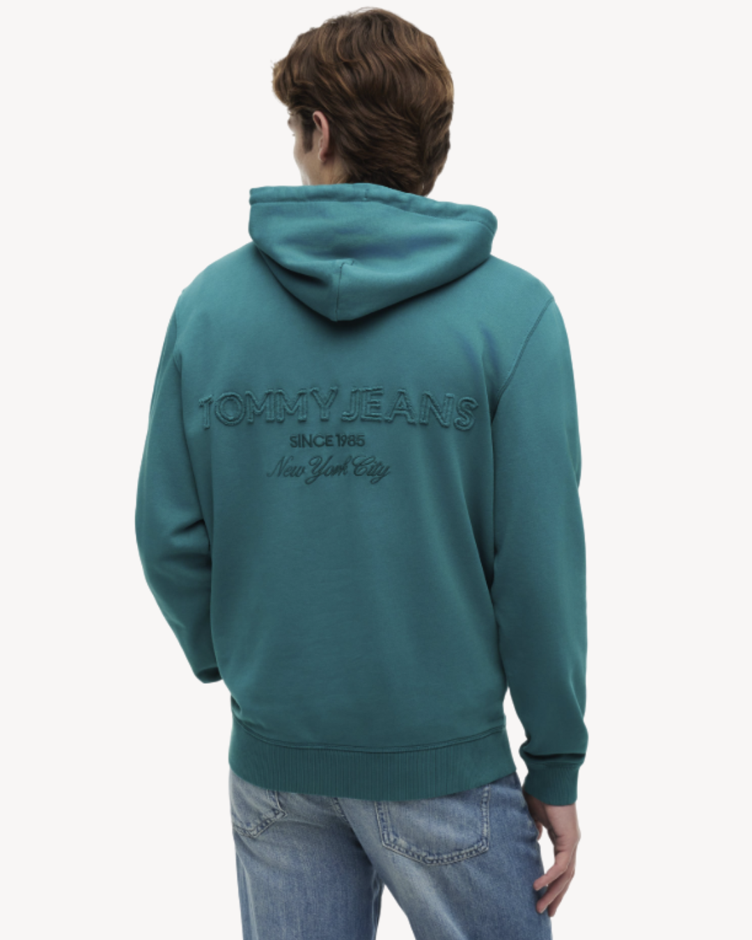 Tommy Jeans - Tjm Reg New Classics Hoodie - Polar Teal