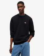 Tommy Jeans - Tjm Reg Badge Crew Ext - Nero
