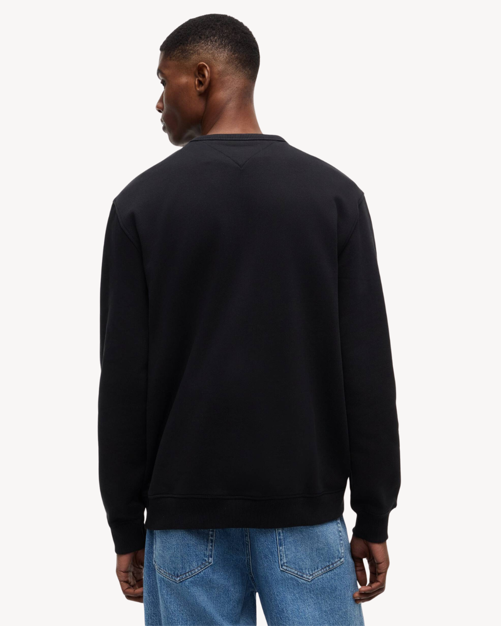 Tommy Jeans - Tjm Reg Badge Crew Ext - Nero