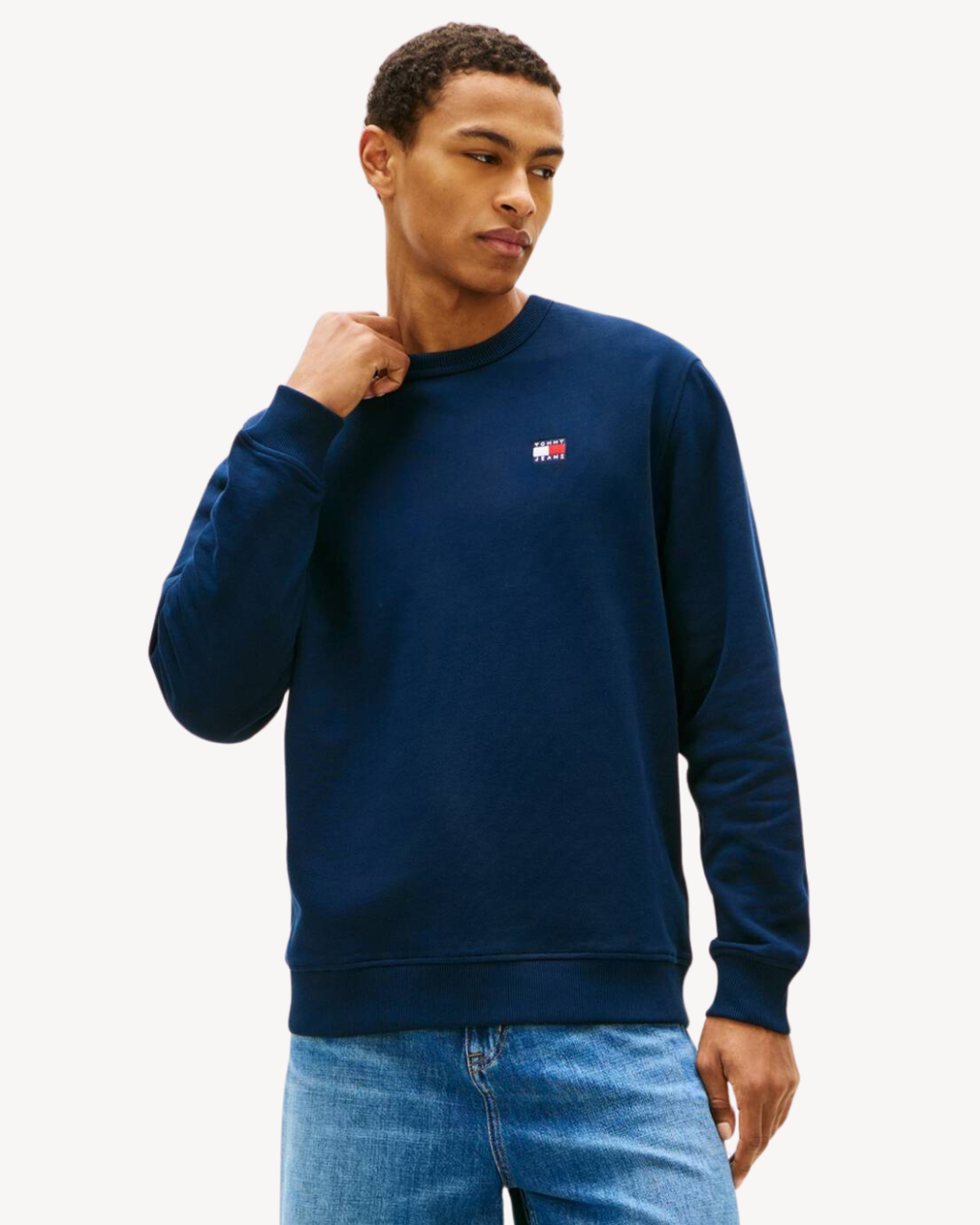 Tommy Jeans - Tjm Reg Badge Crew Ext - Blu