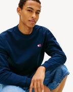 Tommy Jeans - Tjm Reg Badge Crew Ext - Blu