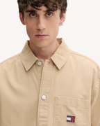 Tommy Jeans - Tjm Essential Overshirt Ext - Gentle Gold