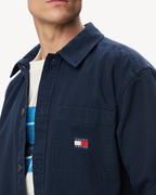 Tommy Jeans - Tjm Essential Overshirt Ext - Blu