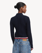 Tommy Jeans - Tjw Rwb Tipping Sweater - Blu
