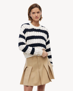 Tommy Jeans - Tjw Loose Cable Sweater Ext - Blu