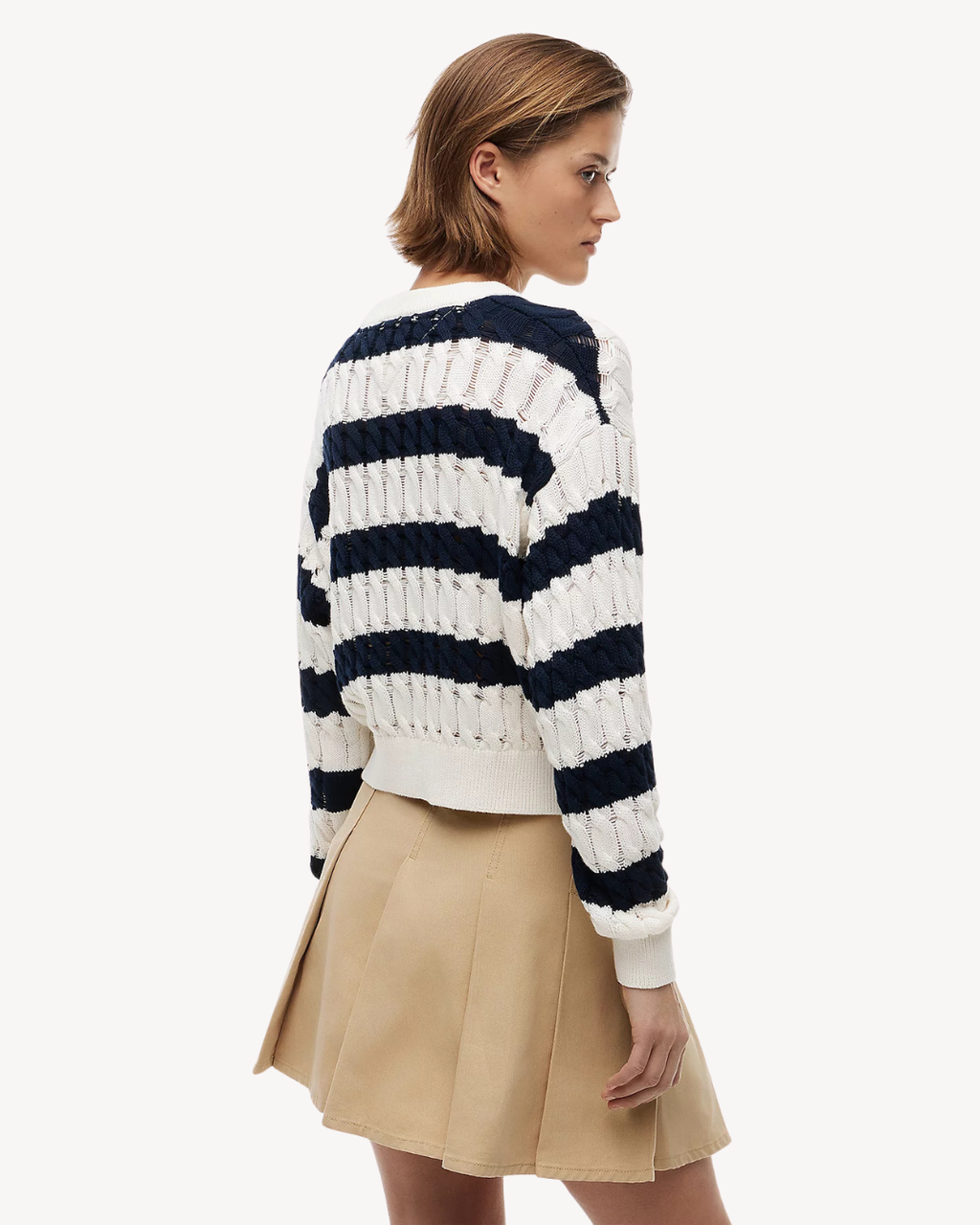 Tommy Jeans - Tjw Loose Cable Sweater Ext - Blu
