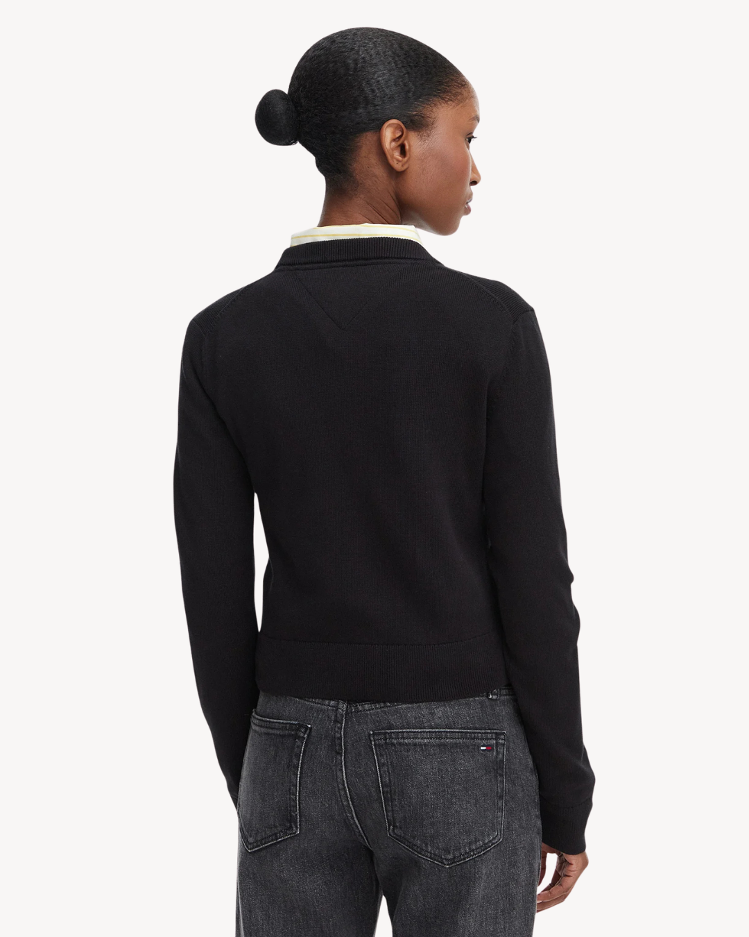 Tommy Jeans - Tjw Flag Crew Neck Sweater Ext - Nero
